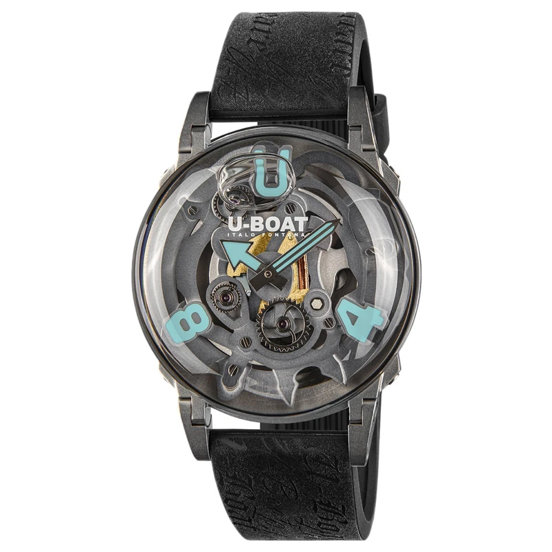 UBOAT Wristwatch BOAT - 3352-44mm Case, 5ATM, BLACK-BLACK