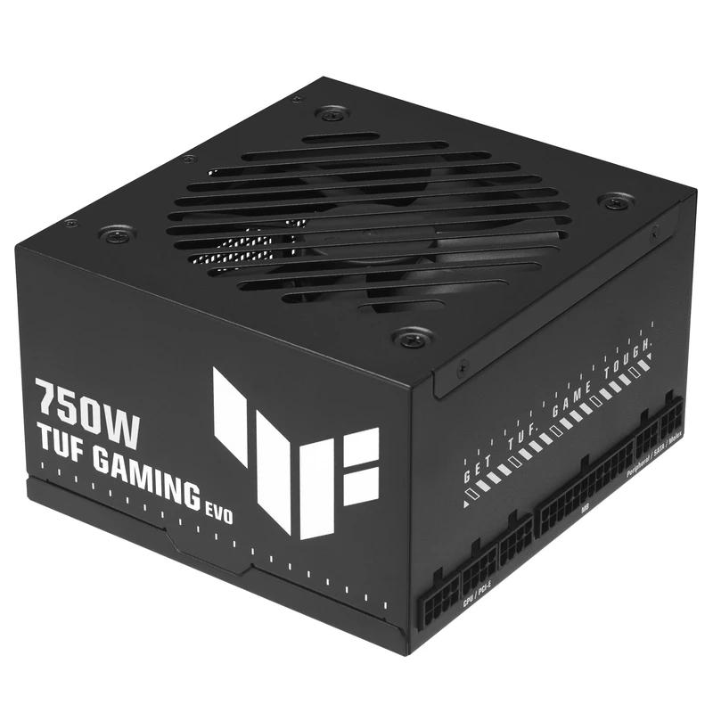 ASUS TUF Gaming 750W Bronze EVO Gaming Power Supply (750 Watt, Dual Ball Bearing Fan, ATX 3.1 & PCIe 5.1 Compatible, 80 Plus Bronze Certification, Etched Cable, Black)