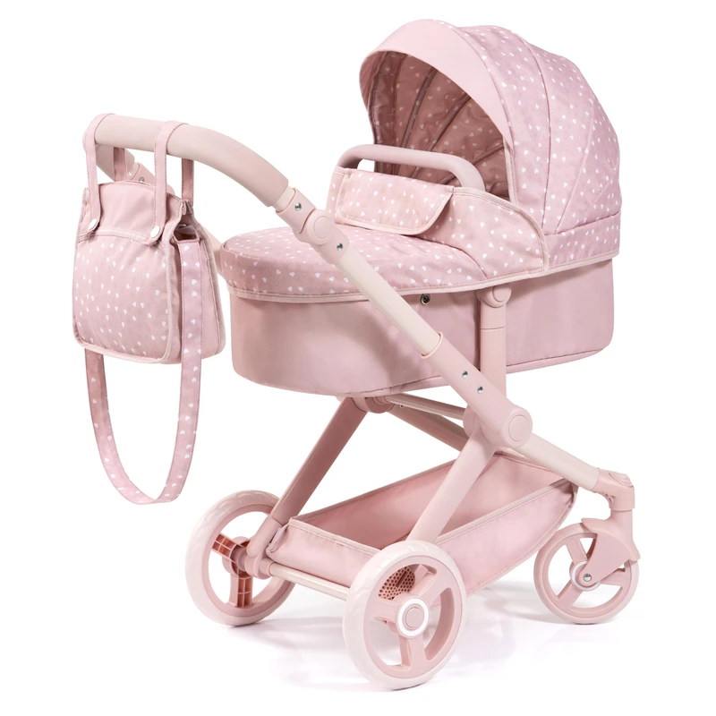 Bayer Design Dolls pram XEO with bag, convertible, height-adjustable handle