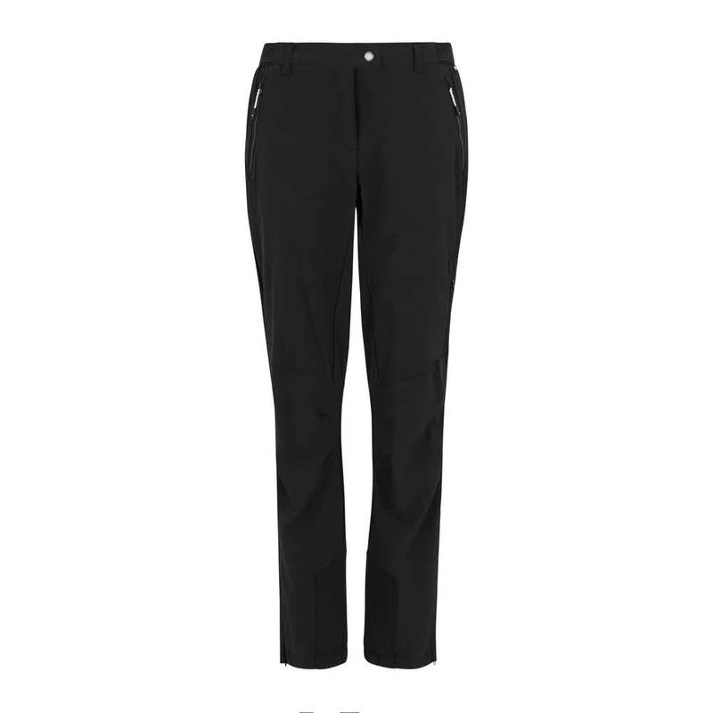 Regatta Womens Mountain III Trousers Water Repellent Walking Hiking Pants Black(Black)