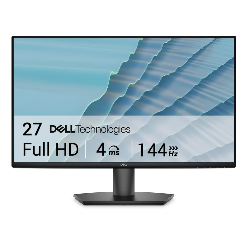 Dell 27 Monitor - SE2726H, Full HD (1920x1080), 144Hz, IPS, 1ms MPRT, AMD FreeSync, VESA (100x100mm), 2 HDMI, 3 Year Warranty, Black