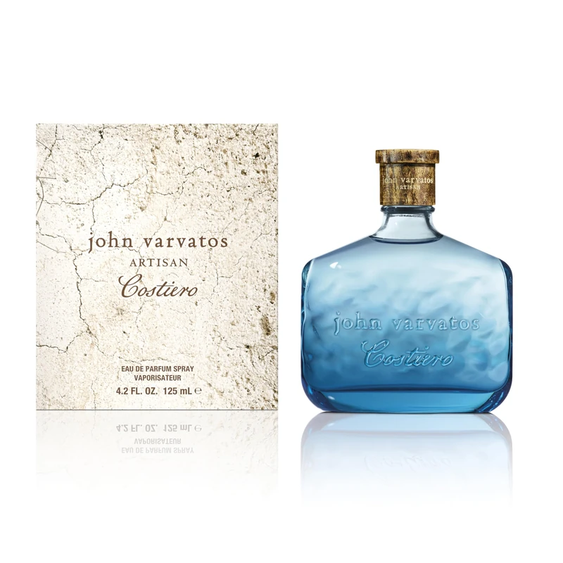 John Varvatos Artisan Costiero Eau de Parfum for Men, Liquid, 125ml, Aquatic Citrus with Yuzu Oil and Patchouli Oil