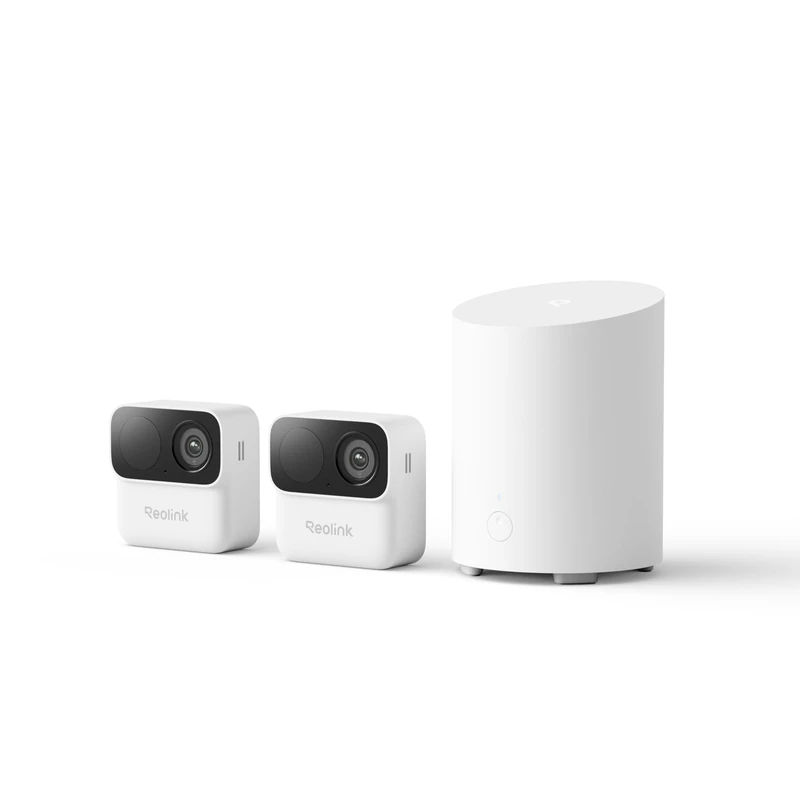 Reolink Argus MagiCam with Home Hub Mini Kit, 1080P Battery Outdoor Camera, IP67 Waterproof, Two Power Supply Methods, Magnetic Mounting for Installation, Remote Access, Smart Playback