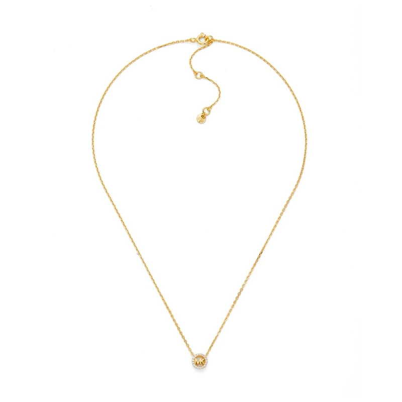 Michael Kors MKC1837SET Gold-Tone Sterling Silver Necklace