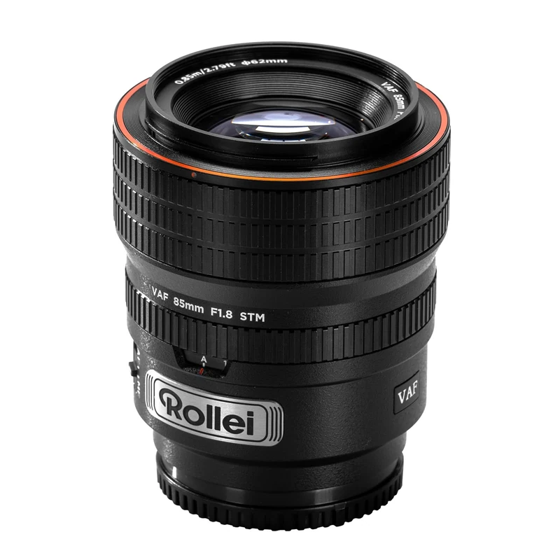 Rollei AF 35 mm F/1.8 FE Full Format Lens for Sony E-Mount with STM Auto Focus VAF for Full Frame Cameras & APS-C HFT-X Coating Full Metal Housing 476 g