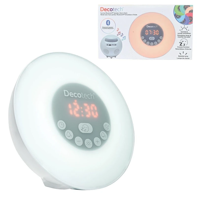 LEXIBOOK Decotech Sunrise Alarm Clock and Wake-up Light RL998LXB