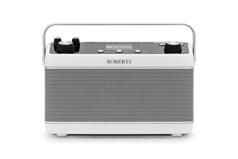 Roberts BLUTUNE7 FM/DAB/DAB+ Portable Stereo Radio with Bluetooth & Colour Display, White