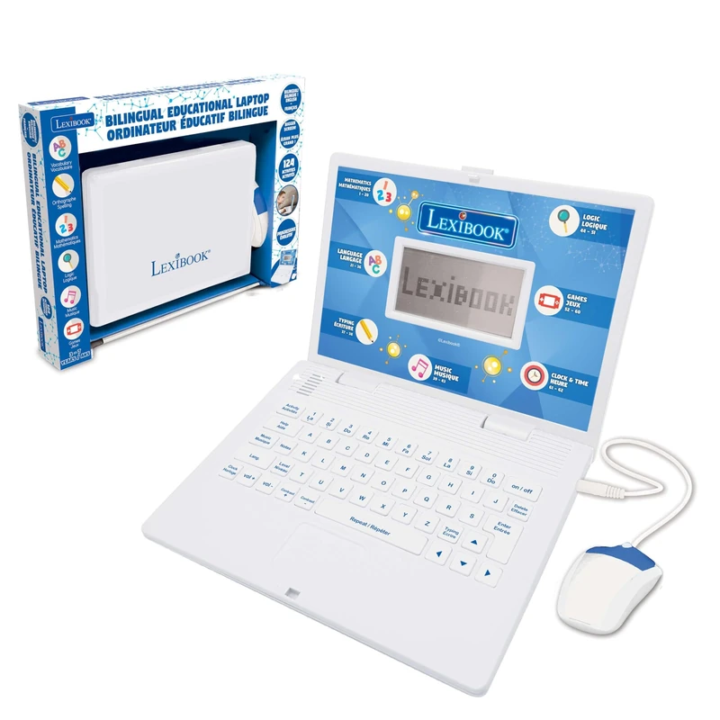Lexibook Bilingual Educational Laptop French/English JC598i1LXB