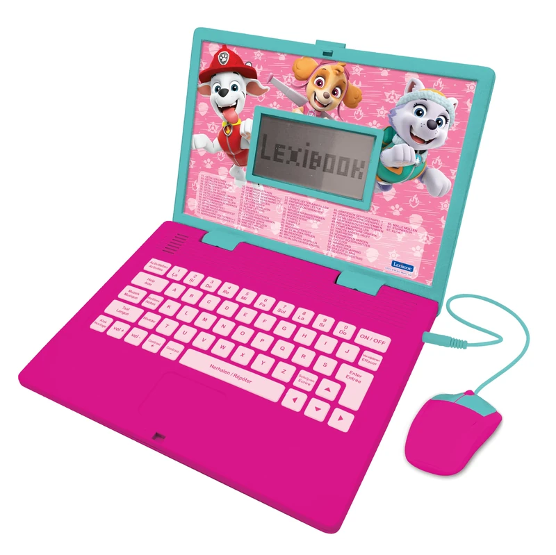 Lexibook Paw Patrol Bilingual Educational Laptop - Pink JC598PAGi10LXB