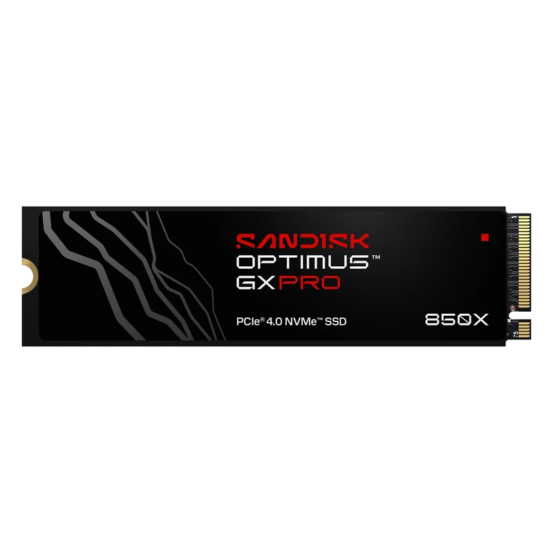 SANDISK OPTIMUS GX PRO 850X NVMe SSD 8TB (Up to 7,200/6,600 MB/s read/write speed, M.2 2280, PCIe 4.0, TBW 4,800, Gaming Expansion storage, High Performance Internal solid state drive)