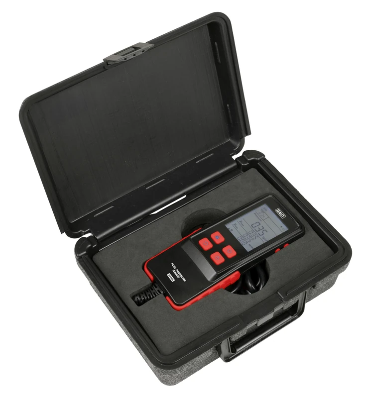 Sealey Digital Fuel Injection Pressure Test Kit for GDI Fuel Circuits 6pc - VS566