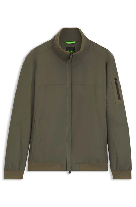 BOSS MEN OW_Hexatech Bomber 10279903 01 Open Green 398 L