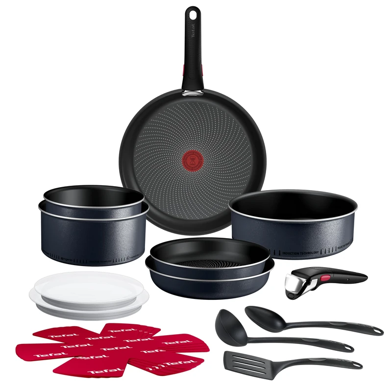 Tefal Ingenio Enjoy L7239602 17-Piece Cookware Set, Light Tech Technology, Non-Stick Titanium Coating - Image 1