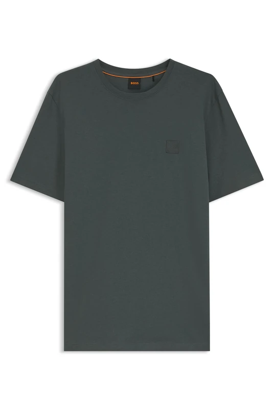 BOSS Cotton-Jersey T-Shirt with Logo Patch