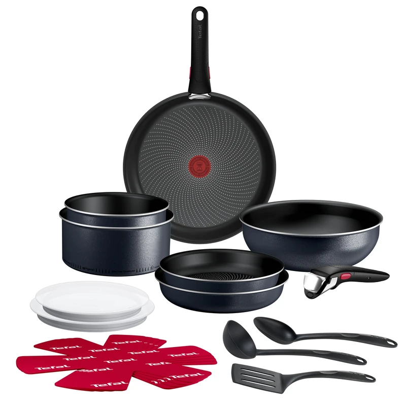 Tefal Ingenio Enjoy L7239502 17-Piece Cookware Set, Light Tech Technology, Non-Stick Titanium Coating - Image 1