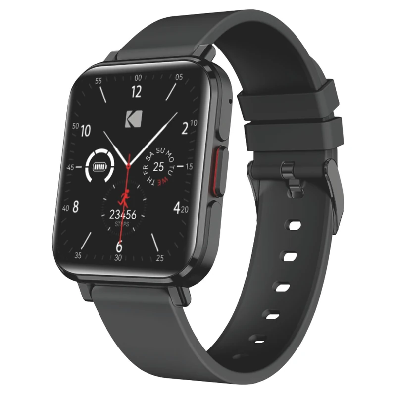 Kodak SW-7204 – Smart Watch – 33 mm HD Screen – Bluetooth Calls & Voice Assistant – Heart Rate, SpO2, Stress – 32 Sport Modes – GPS – Battery Life 5 Days – Wireless Charging – Android & iOS