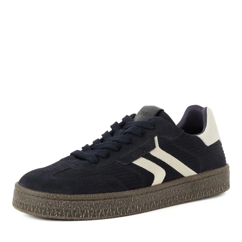 Tamaris Men's Low Flat Trainers, Navy Blue, 46