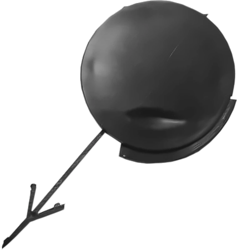 Front Bumper Hook Cover Compatible with Opel Corsa C 2000-2003 | Replacement Body Compatible with OPEL CORSA C | OEM Code: 1405483