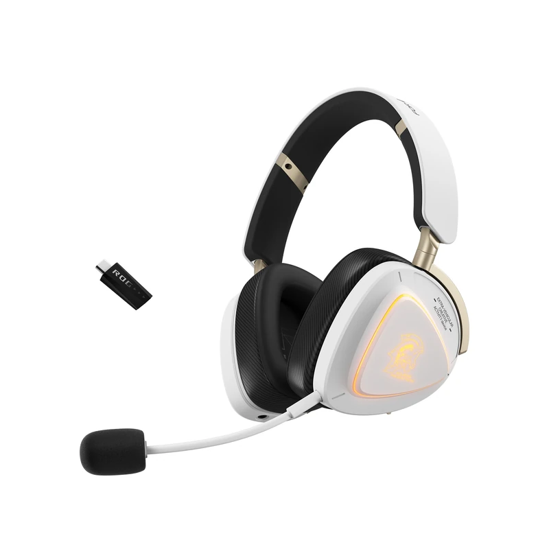 ASUS ROG Delta II KJP Wireless Gaming Headset - White - Image 1