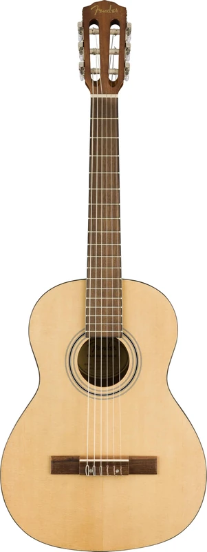 Fender CN-30 3/4 Size Acoustic Guitar, Nylon Strings, Natural - Ideal for Beginners