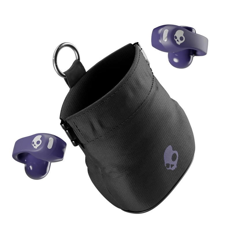 Skullcandy Push 720 Open Wireless Open Ear Bluetooth Earbuds, Headphones, Waterproof, Clip-On Lightweight Design, 30 Hours Battery, Wireless Charging Pouch, Microphone for iPhone Android - Future