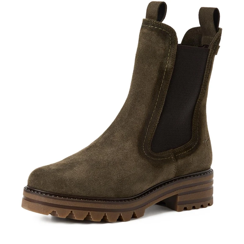 Tamaris Women's Chelsea with Block Heel, Green (Olive), 42