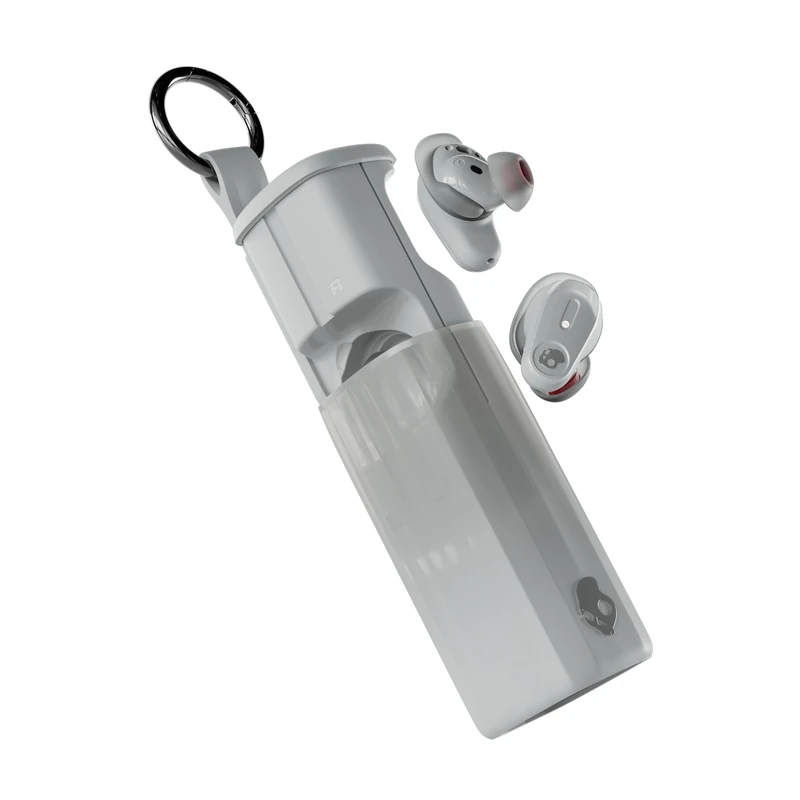Skullcandy Method 360 ANC Wireless Earbuds, Sound by Bose, Bluetooth Headphones, Premium Noise Cancelling, Up to 40 Hrs Battery, Sweat and Water Resistant, Microphone for iPhone Android - Cement