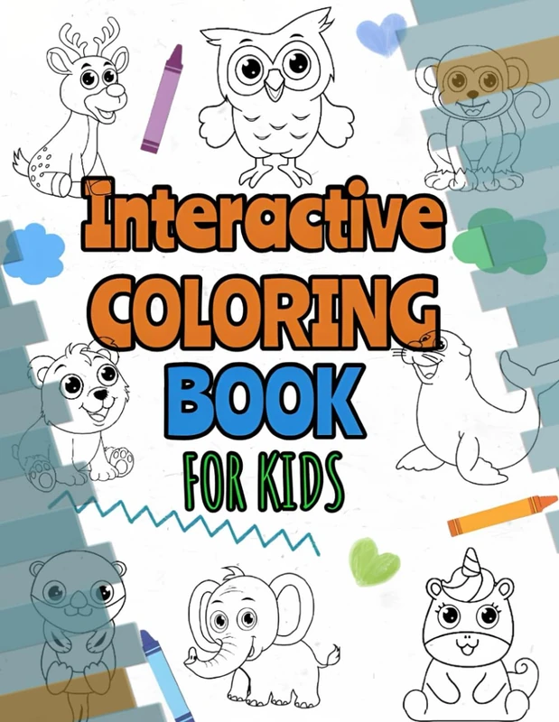 Interactive Coloring Book For kids: Fuel Your Child's Imagination