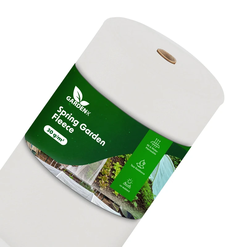 GARDENIX Cold Frame Fleece Breathable 30 g/m² Garden Fleece 1.1 x 100 m (110 m²) Promotes Healthy Growth, For Covers of Raised Beds, Protects Plants, Flowers and Vegetables from Cold, Frost and Wind