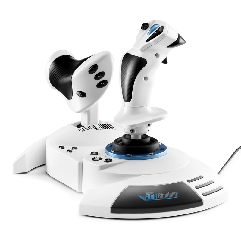 Thrustmaster T.Flight Hotas 5 Microsoft Flight Simulator Edition - Officially-Licensed Flight Joystick with Throttle - Simulation Controller for PS5, PS4, PC - USB Connectivity
