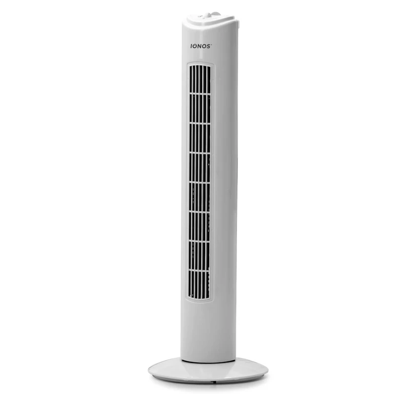 Status IONOS 32 Inch Oscillating Tower Fan, 3 Speeds, White (ION32TOWERFN1PB)