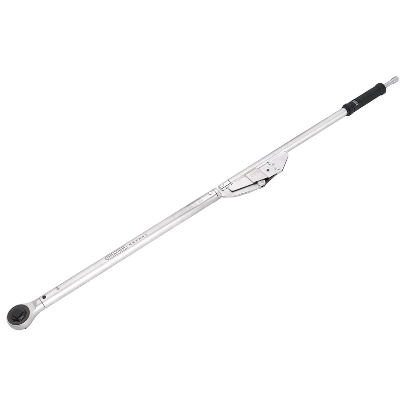Draper Expert Breakback Torque Wrench 1" Drive | 300–1,000Nm Heavy-Duty Torque Tool with Push-Through Ratchet, Soft Grip Handle & Storage Case - Image 1