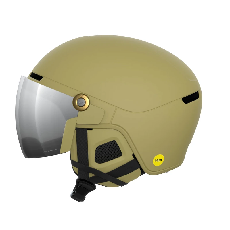 POC Obex Visor Ski Helmet – Helmet with Integrated Visor, Clarity by POC, MIPS, RECCO Reflector, 360° Fit System, Glasses Compatible, Clear Vision & Comfort on the Slopes