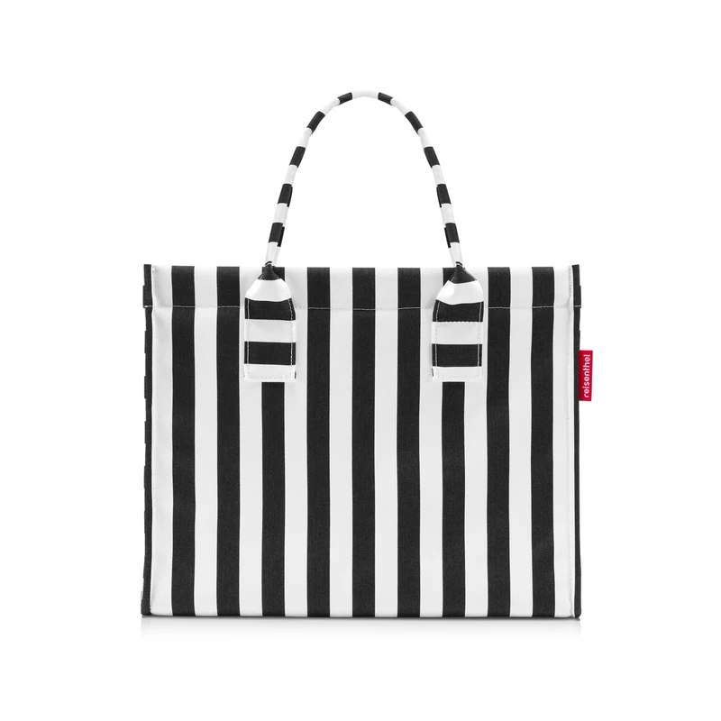 reisenthel Daily Shopper - Modern, Straightforward Shopper for Any Occasion - Practical Handbag, Large Enough for Your Shopping and Everyday Items, Summerstripes Black, standard size, Modern