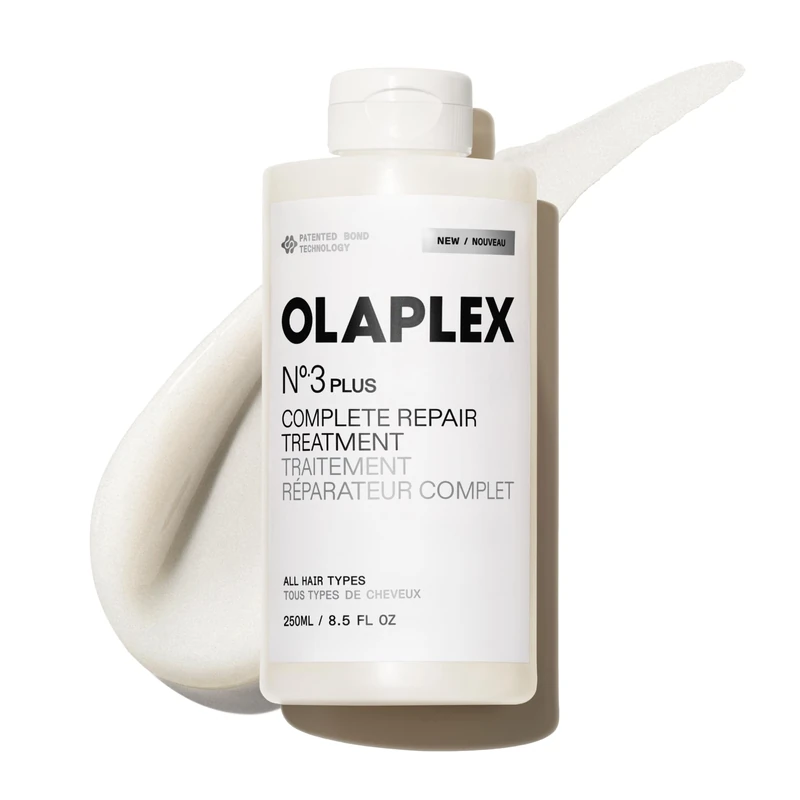 Olaplex N°.3PLUS Complete Repair Treatment: Pre-Shampoo, Repairs Damage & Future Breakage | 3 Minutes, 3 Bonds, 3X Stronger, 3X Softer | For Coily, Curly, Straight, and Wavy, 250 mL / 8.5 Fl Oz