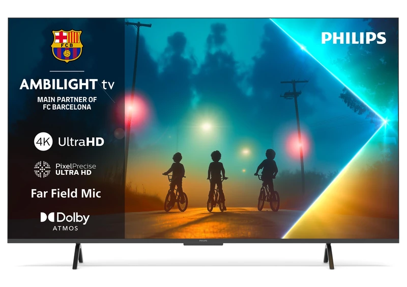 Philips 43PUS8200 43" 4K Ambilight Smart TV Universal Flat to Wall TV Mount, Fits 32-75 Inch LCD/LED TVs, VESA Compatible 75x75-400x400mm