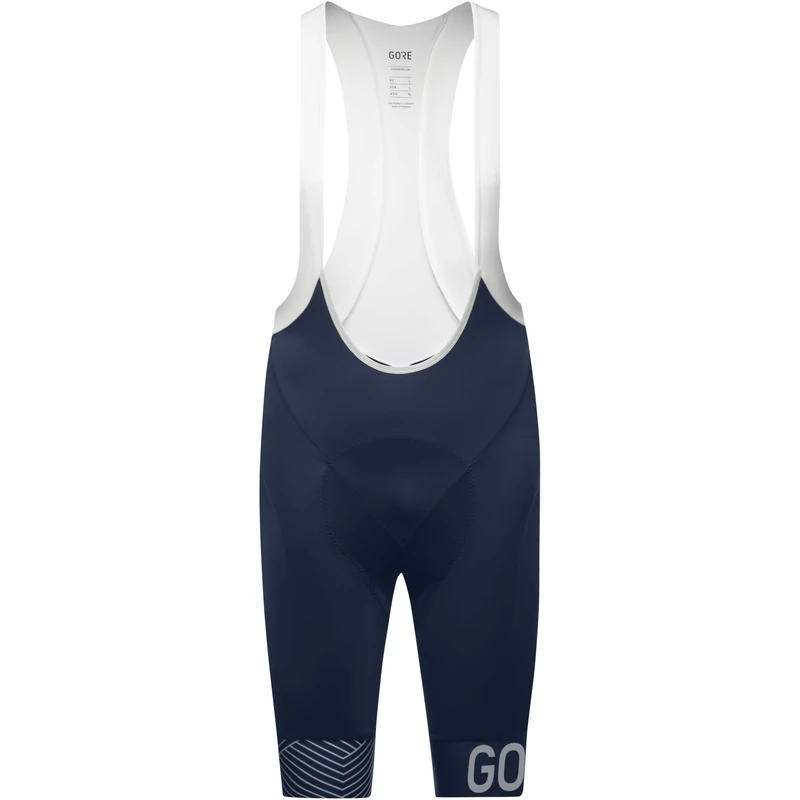 Gore WEAR C5 Men's Cycling Bib Shorts with Seat Insert, M, Orbit Blue/Multicolour