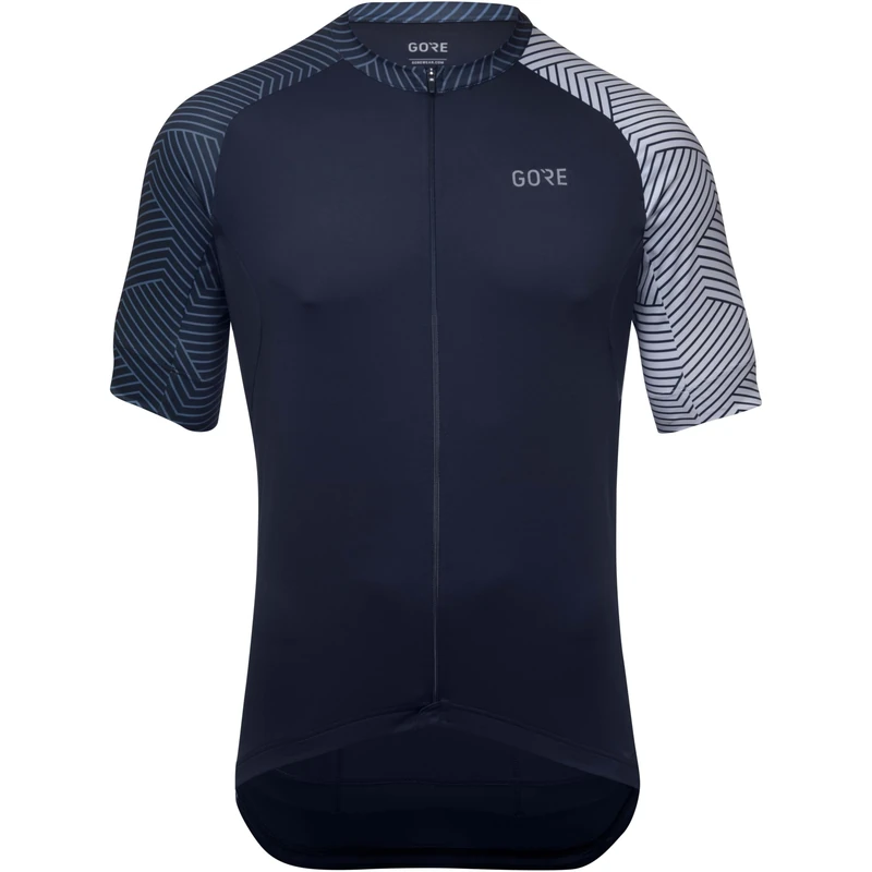 GORE WEAR C5 Men's Cycling Short Sleeve Jersey, M, Blue/Multicolour