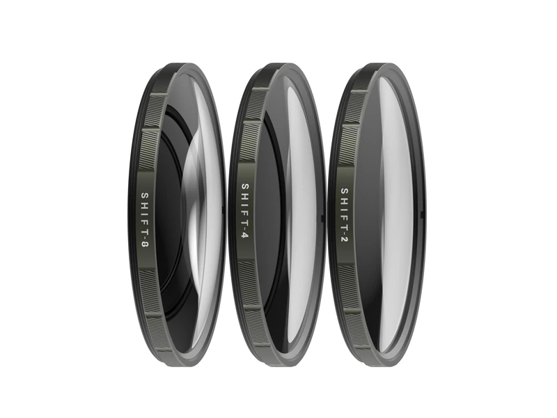 PolarPro - SHIFT Diopter - Camera Filterset - 67mm - Shortstache Edition - +2, +4, +8 Diopters