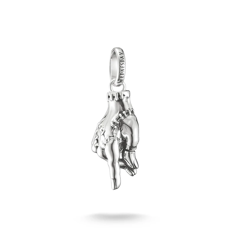 Thomas Sabo Connect Wednesday Ice Cold Hand 925 Sterling Silver Charm Pendant CC1313-637-21 - Image 1