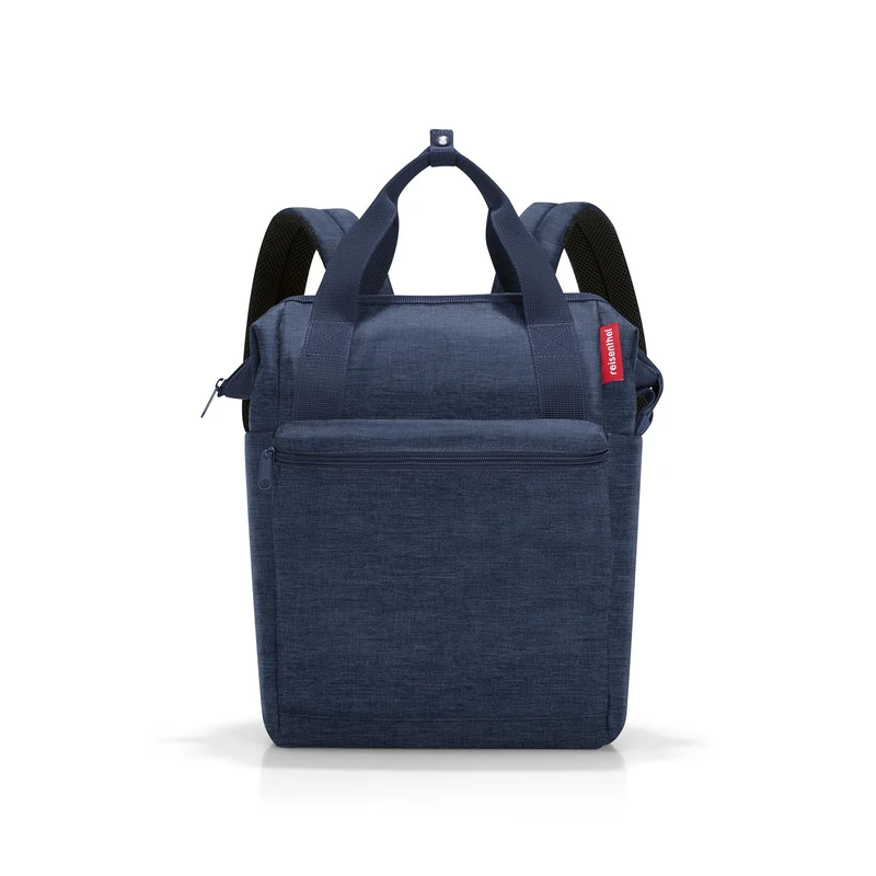 reisenthel Allrounder R Twist Navy Backpack and Carry Bag in One with Pocket for Travel Trolleys