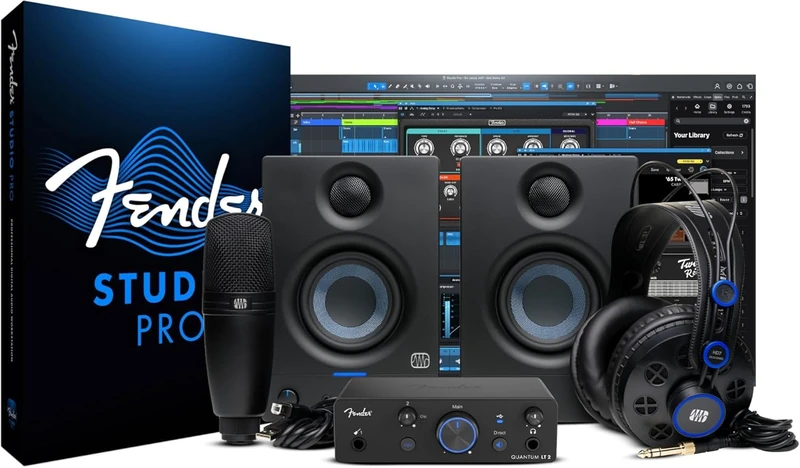 Fender Quantum Complete Bundle - Home Recording Studio Kit