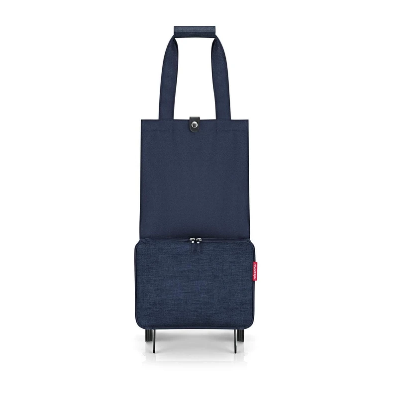 reisenthel Foldabletrolley - Foldable, Compact Shopping Trolley - Easy to Store, Twist Navy, standard size, Contemporary