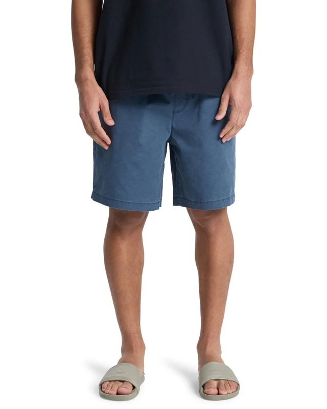 Quiksilver Taxer 19" - Elasticated Shorts - Men - Blue