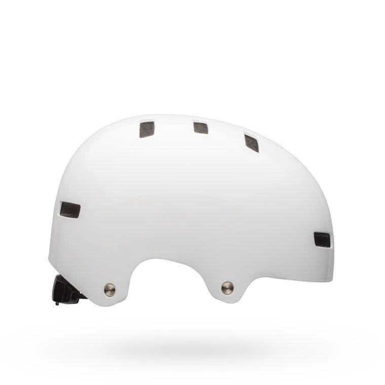 Bell Adult Unisex Sport Helmet, White, M, ACTION FIT, LOCAL SOLID CE, Bike and Skate