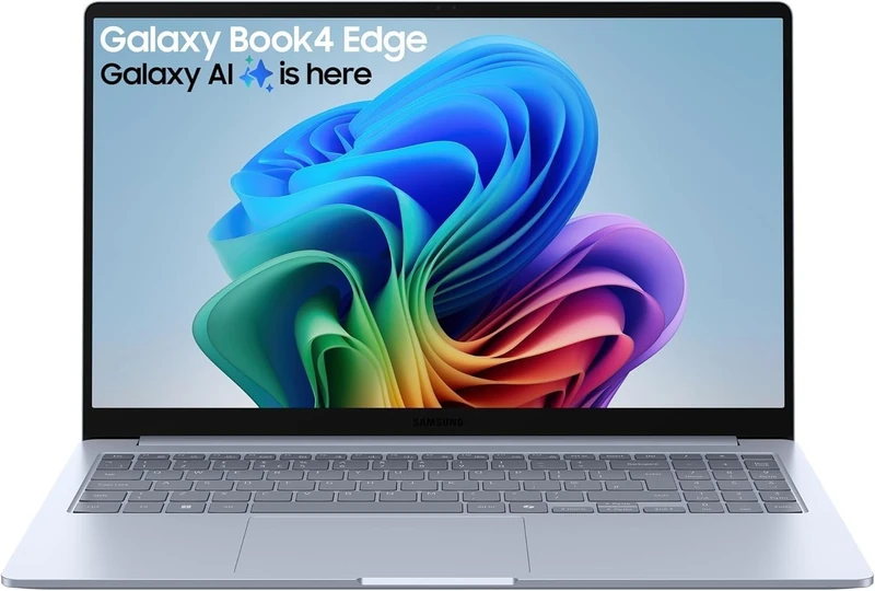 Samsung Galaxy Book4 Edge Copilot+ Laptop | 15.6" | Snapdragon X | 16GB RAM | 1TB Storage |Windows 11 | Aluminium Sapphire Blue | Works with Galaxy Phone & Tab