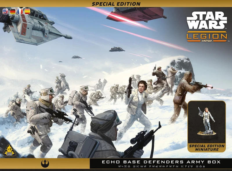 Asmodee | Star Wars: Legion – Echo Base Defenders Special Edition Army Box | Miniatures Game | Ages 14+ | 2 Players | 90 Minutes Playing Time