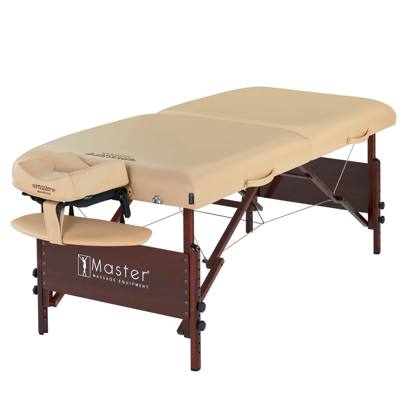 Master Massage 30" Del Ray Pro Portable Massage Table (30" Width x 84" Length) with Adjustable Height, 750lbs. Working Capacity- Perfect for Massage, Tattoo, Lash