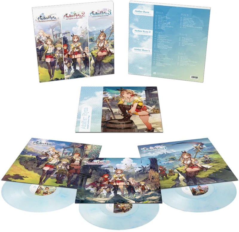 ATELIER RYZA TRILOGY (CLEAR W/ SKY BLUE MARBLE VINYL) [VINYL]