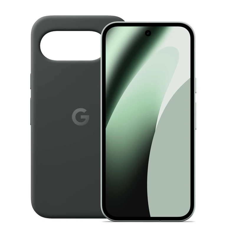 Google Pixel 10a - 7 years of Pixel Drops, 30+ hours battery, Camera Coach, Gemini Live - Fog, 128GB + Pixel 10a Case - Made from Recycled Plastic, Unimpeded Charging, Drop Tested - Obsidian